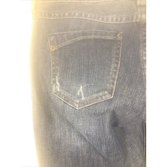 Express Womens Wide Leg High Rise Jeans Size 2R Medium Wash Pleat Front Nautical - Picture 10 of 11